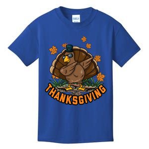 Thanksgiving Dabbing Dab Dance Turkey Boy Girl Gift Kids T-Shirt