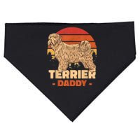 Terrier Dog Dad For Fathersday For All Father USA-Made Doggie Bandana