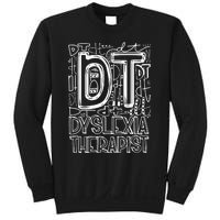 Typography Designs Dyslexia Therapist Nurse Sweatshirt