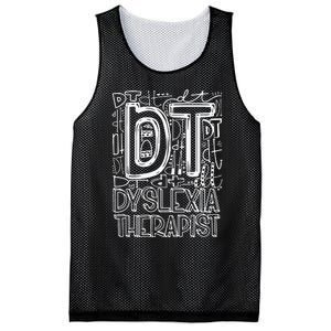 Typography Designs Dyslexia Therapist Nurse Mesh Reversible Basketball Jersey Tank