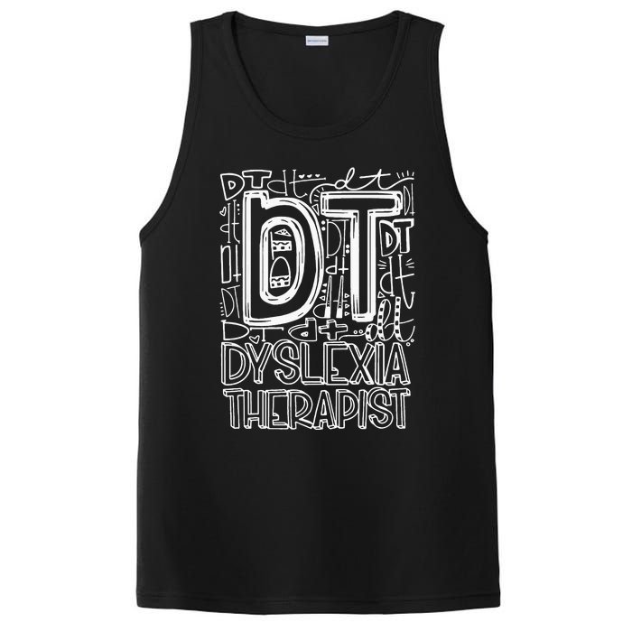 Typography Designs Dyslexia Therapist Nurse PosiCharge Competitor Tank