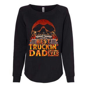 Truck Driver Design For Men Dad Big Rig SemiTrailer Truckin Womens California Wash Sweatshirt