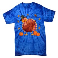 Thanksgiving Day Dabbing Turkey Pilgrim Boys Girls Cute Gift Tie-Dye T-Shirt