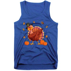 Thanksgiving Day Dabbing Turkey Pilgrim Boys Girls Cute Gift Tank Top