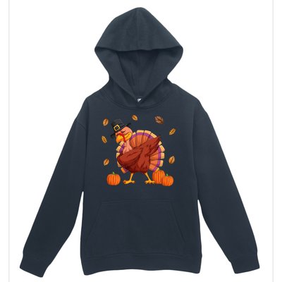 Thanksgiving Day Dabbing Turkey Pilgrim Boys Girls Cute Gift Urban Pullover Hoodie