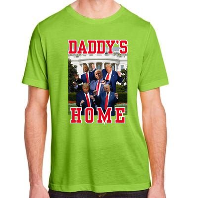 Trump Dance DaddyS Home Trump Dancing At White House Funny Adult ChromaSoft Performance T-Shirt