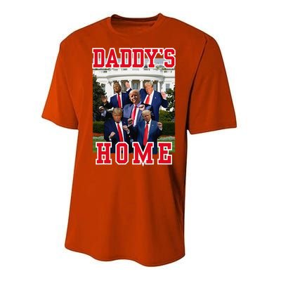 Trump Dance DaddyS Home Trump Dancing At White House Funny Performance Sprint T-Shirt