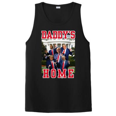 Trump Dance DaddyS Home Trump Dancing At White House Funny PosiCharge Competitor Tank