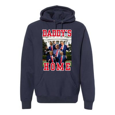 Trump Dance DaddyS Home Trump Dancing At White House Funny Premium Hoodie