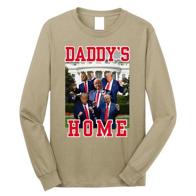 Trump Dance DaddyS Home Trump Dancing At White House Funny Long Sleeve Shirt