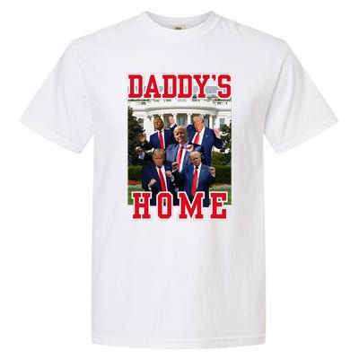 Trump Dance DaddyS Home Trump Dancing At White House Funny Garment-Dyed Heavyweight T-Shirt