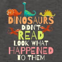 Teacher Dinosaurs Didn't Read Look What Happened To Them Vector Backpack