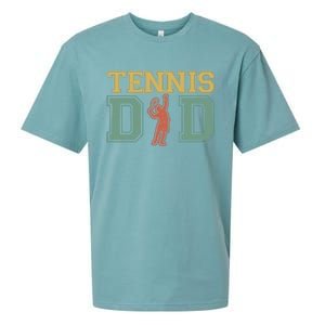 Tennis Dad Dad Tennis Fathers Day Funny Gift Meaningful Gift Sueded Cloud Jersey T-Shirt