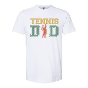 Tennis Dad Dad Tennis Fathers Day Funny Gift Meaningful Gift Softstyle CVC T-Shirt