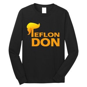 Teflon Don Donald Trump Hair Long Sleeve Shirt