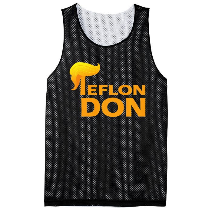 Teflon Don Donald Trump Hair Mesh Reversible Basketball Jersey Tank