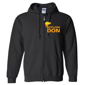 Teflon Don Donald Trump Hair Full Zip Hoodie