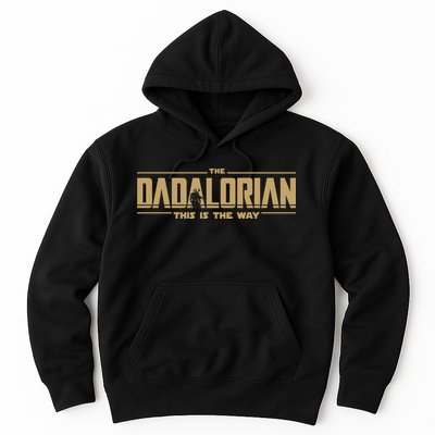The Dad Dadalorian Retro Vintage This Is The Way Hoodie