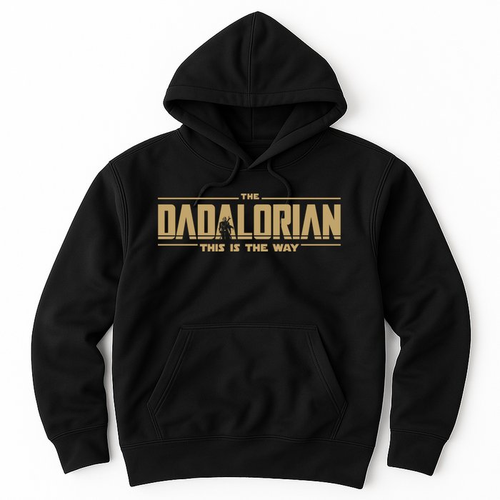 The Dad Dadalorian Retro Vintage This Is The Way Hoodie