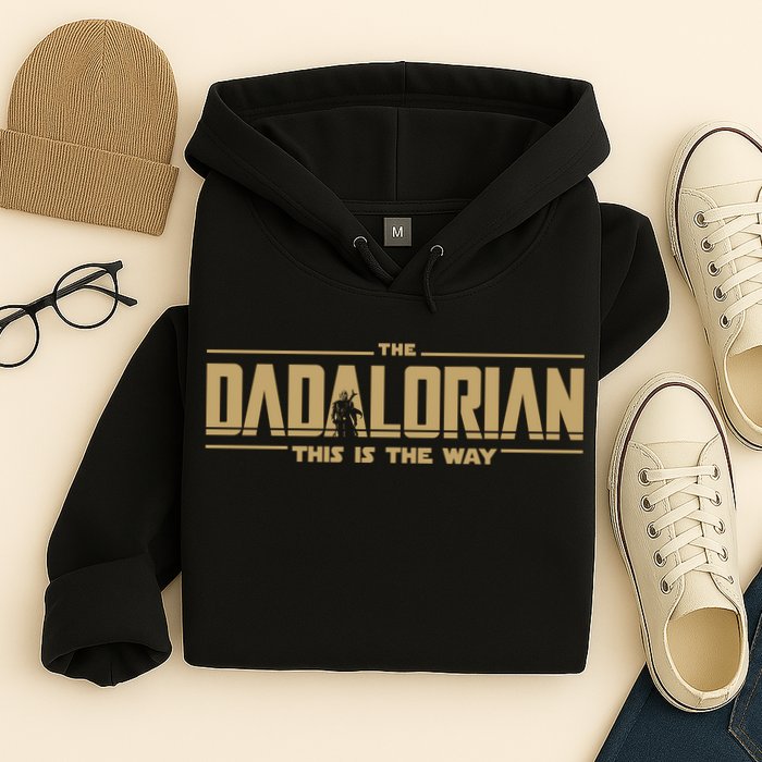 The Dad Dadalorian Retro Vintage This Is The Way Hoodie