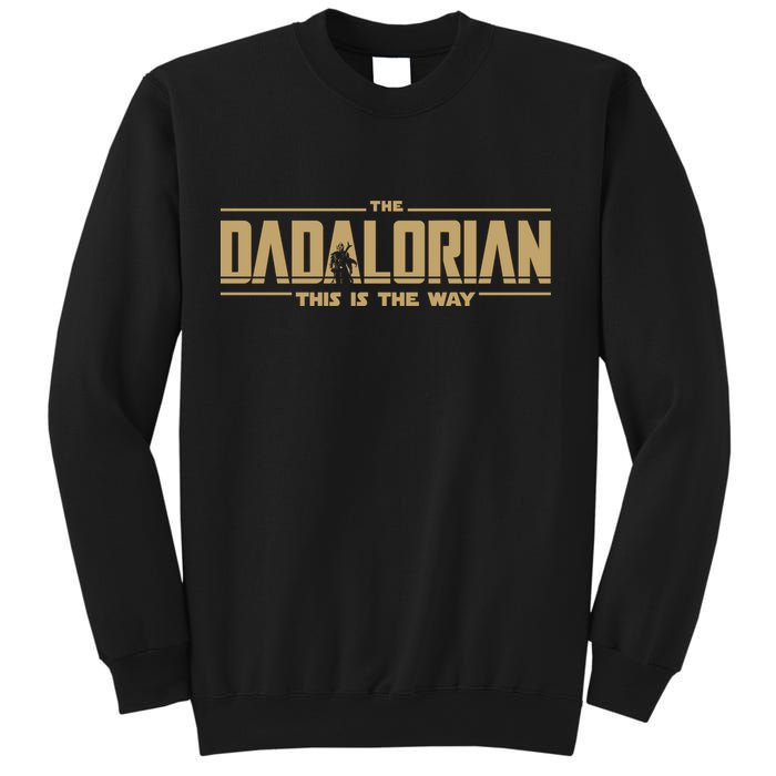 The Dad Dadalorian Retro Vintage This Is The Way Sweatshirt
