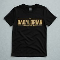 The Dad Dadalorian Retro Vintage This Is The Way T-Shirt