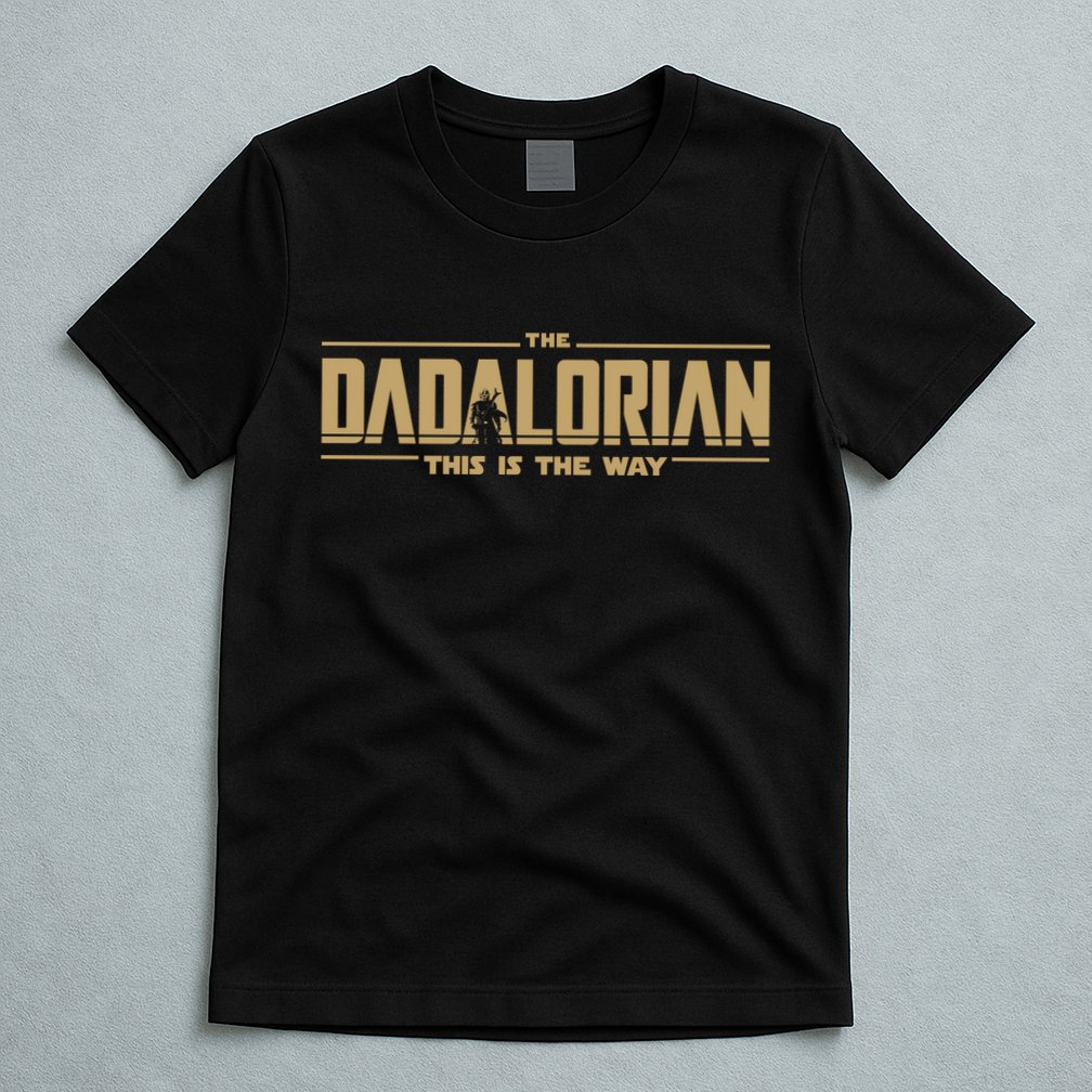 The Dad Dadalorian Retro Vintage This Is The Way T-Shirt