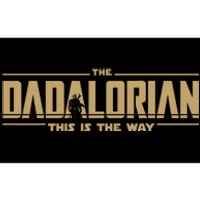 The Dad Dadalorian Retro Vintage This Is The Way Bumper Sticker