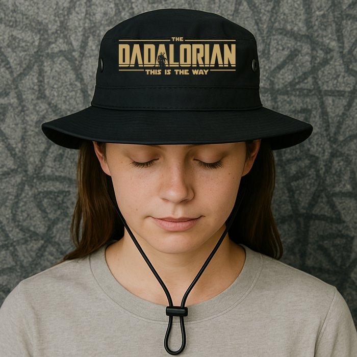 The Dad Dadalorian Retro Vintage This Is The Way Bucket Hat