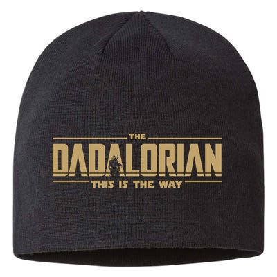 The Dad Dadalorian Retro Vintage This Is The Way Sustainable Beanie