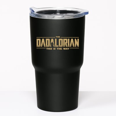 The Dad Dadalorian Retro Vintage This Is The Way Tumbler