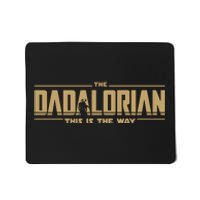 The Dad Dadalorian Retro Vintage This Is The Way Mousepad