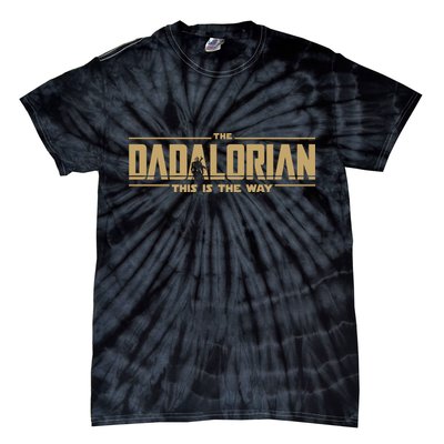 The Dad Dadalorian Retro Vintage This Is The Way Tie-Dye T-Shirt