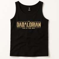 The Dad Dadalorian Retro Vintage This Is The Way Tank Top