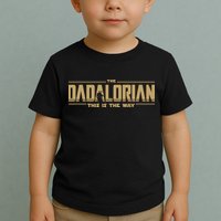 The Dad Dadalorian Retro Vintage This Is The Way Toddler T-Shirt