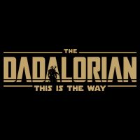 The Dad Dadalorian Retro Vintage This Is The Way Womens T-Shirt