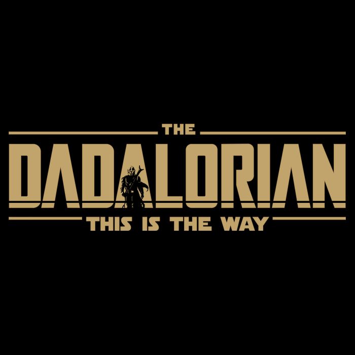 The Dad Dadalorian Retro Vintage This Is The Way Womens T-Shirt