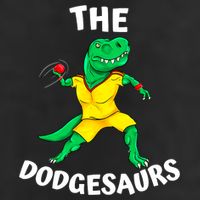 The Dodgesaurs Dodgeball Team Name Funny Dinosaur Dodgeball Cool Comfort Performance Bucket Hat