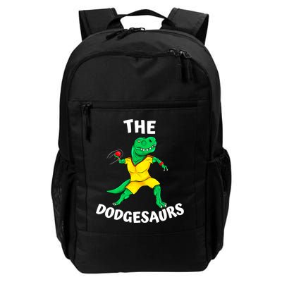 The Dodgesaurs Dodgeball Team Name Funny Dinosaur Dodgeball Backpack