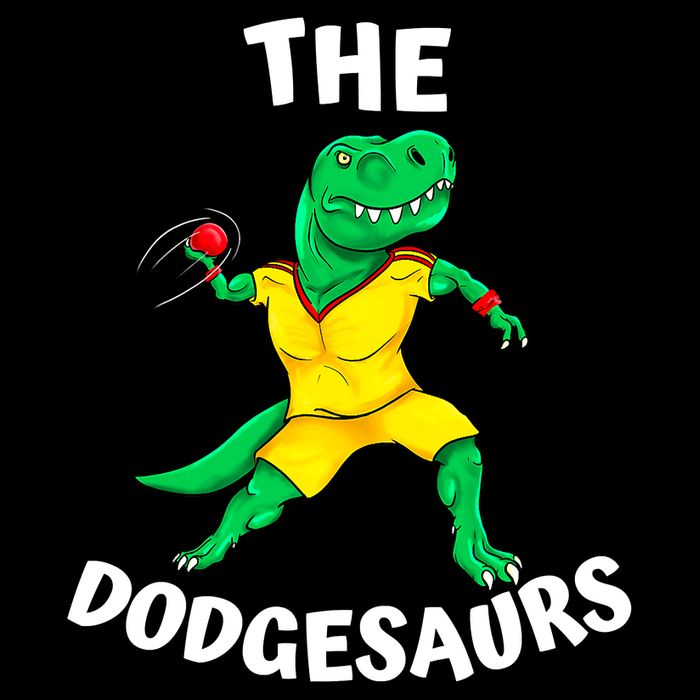 The Dodgesaurs Dodgeball Team Name Funny Dinosaur Dodgeball 16 in Basic Backpack
