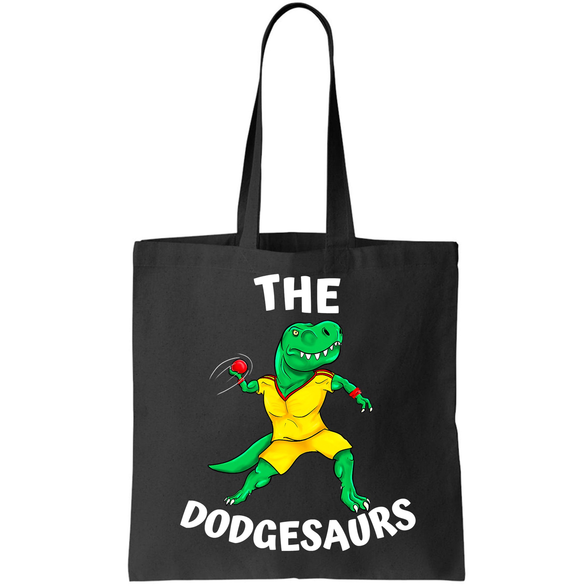 The Dodgesaurs Dodgeball Team Name Funny Dinosaur Dodgeball Bag