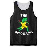 The Dodgesaurs Dodgeball Team Name Funny Dinosaur Dodgeball Mesh Reversible Basketball Jersey Tank