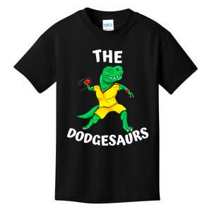 The Dodgesaurs Dodgeball Team Name Funny Dinosaur Dodgeball Kids T-Shirt