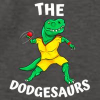 The Dodgesaurs Dodgeball Team Name Funny Dinosaur Dodgeball Vector Backpack