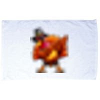 Thanksgiving Day Dabbing Turkey Pilgrim Funny Dab Microfiber Hand Towel