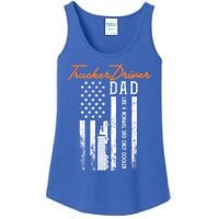 Trucker Driver Dad Like A Normal Dad Only Cooler Fathers D Gift Ladies Essential Tank