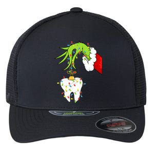 Tooth Dentist Dental Assistant Teeth Christmas Xmas Pajamas Flexfit Unipanel Trucker Cap