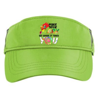 The Dot Day Make Your Mark See Where It Takes You Dot Adult Drive Performance Visor