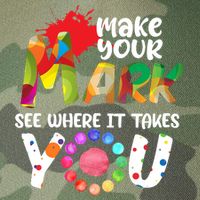 The Dot Day Make Your Mark See Where It Takes You Dot Legacy Tie Dye Trucker Hat