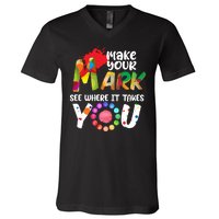 The Dot Day Make Your Mark See Where It Takes You Dot V-Neck T-Shirt